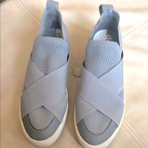 Women's pre- owned Dolce Vita-  Gray Slip-On Sneakers 9